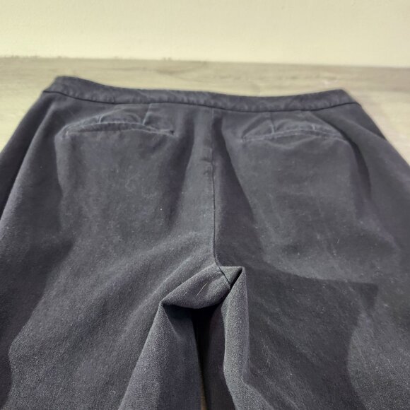 Talbots Chatham Ankle Curvy Pants Black Cotton Blend Slim Fit Womens Size 8 - Picture 4 of 12